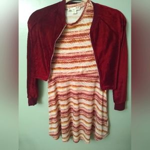 2 piece dress and jacket